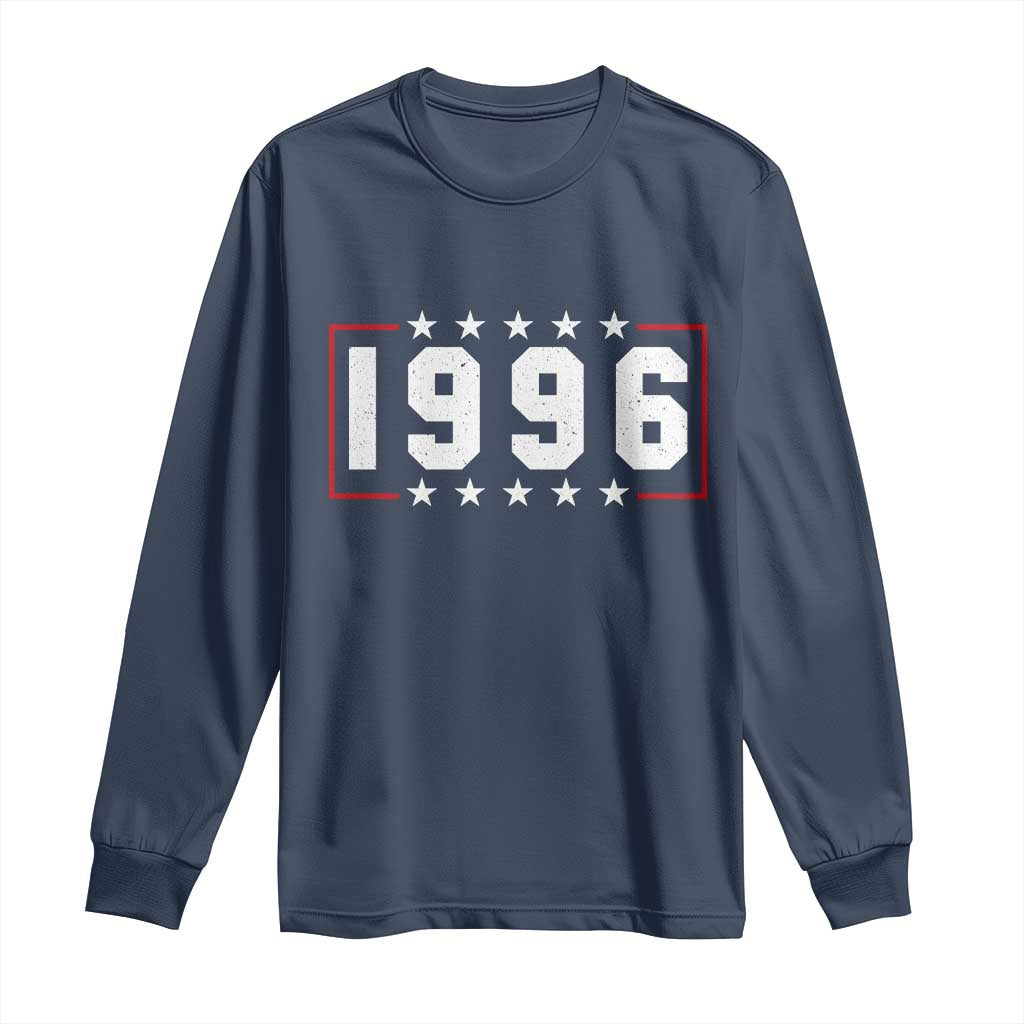 30th Birthday Long Sleeve Shirt Vintage 1996 30 Years Old Birthday Stars And Stripes