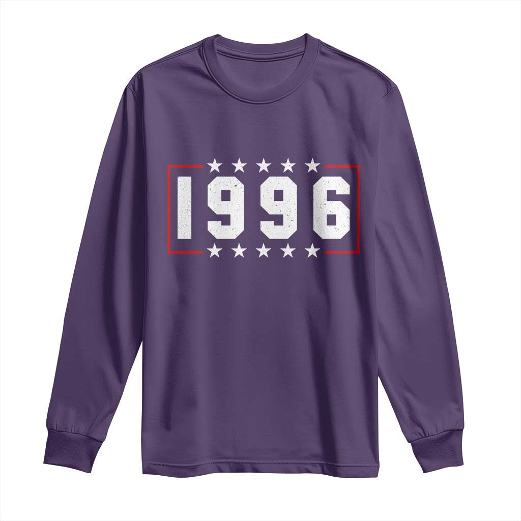 30th Birthday Long Sleeve Shirt Vintage 1996 30 Years Old Birthday Stars And Stripes