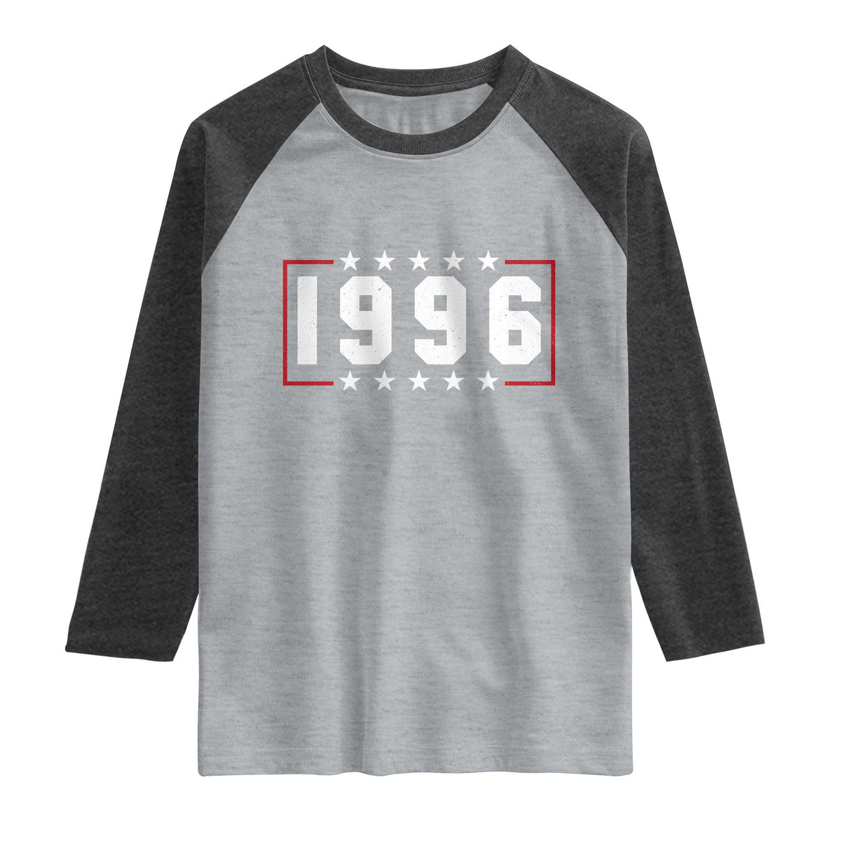 30th Birthday Raglan Shirt Vintage 1996 30 Years Old Birthday Stars And Stripes