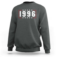 30th Birthday Sweatshirt Vintage 1996 30 Years Old Birthday Stars And Stripes