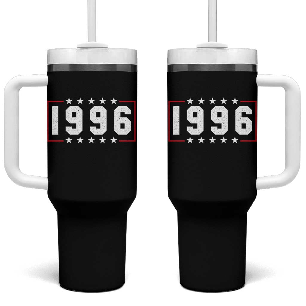 30th Birthday Tumbler With Handle Vintage 1996 30 Years Old Birthday Stars And Stripes