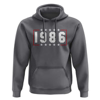 40th Birthday Hoodie Vintage 1986 40 Years Old Birthday Stars And Stripes