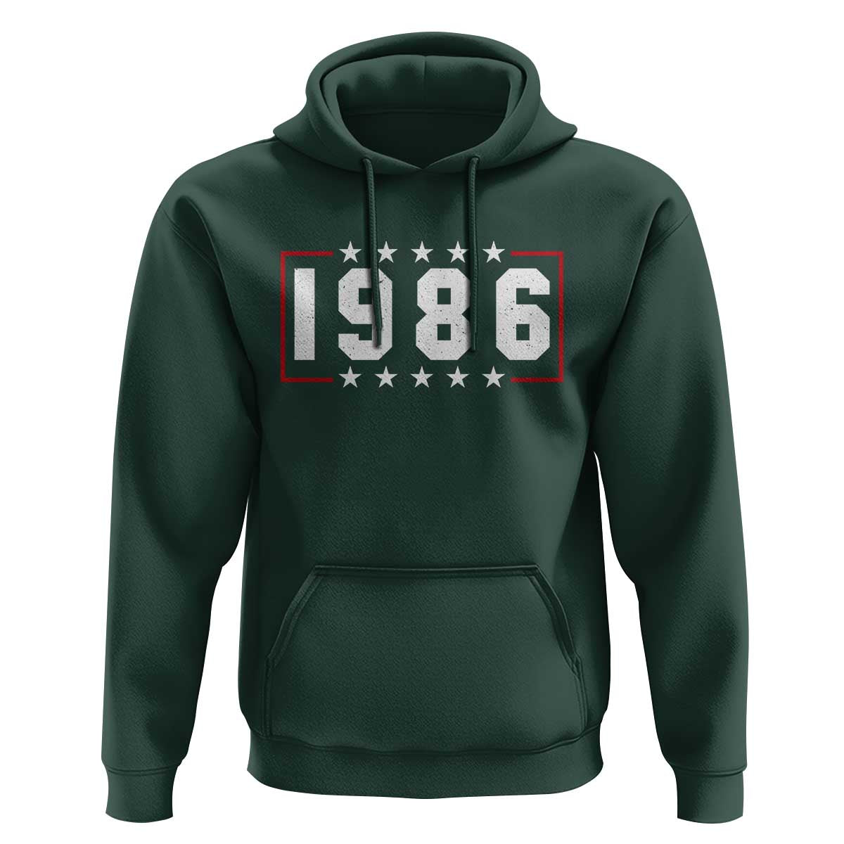 40th Birthday Hoodie Vintage 1986 40 Years Old Birthday Stars And Stripes