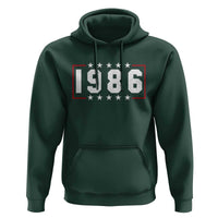 40th Birthday Hoodie Vintage 1986 40 Years Old Birthday Stars And Stripes