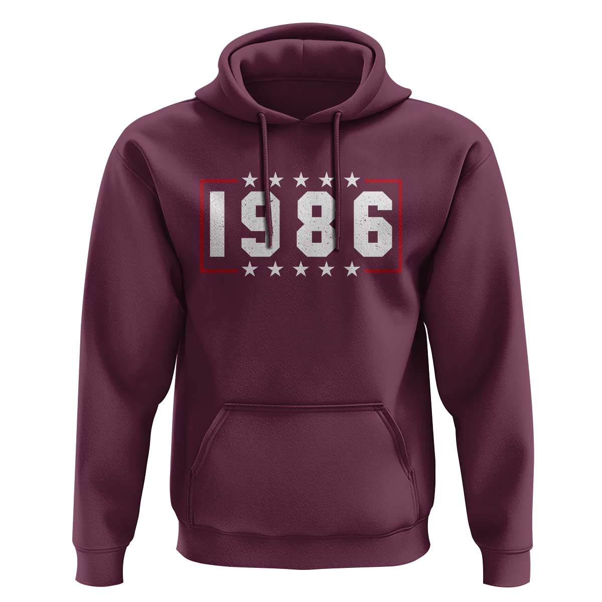 40th Birthday Hoodie Vintage 1986 40 Years Old Birthday Stars And Stripes