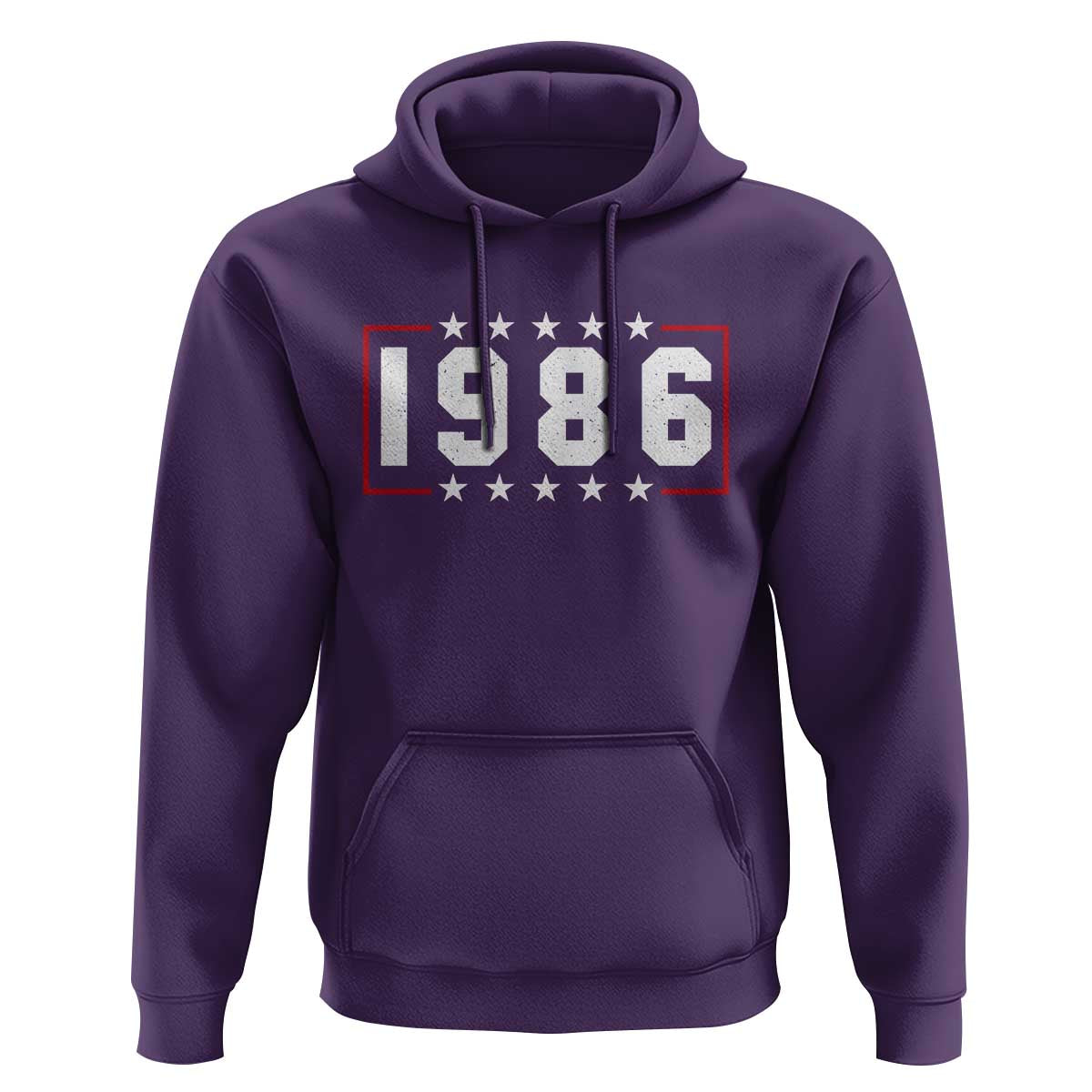 40th Birthday Hoodie Vintage 1986 40 Years Old Birthday Stars And Stripes