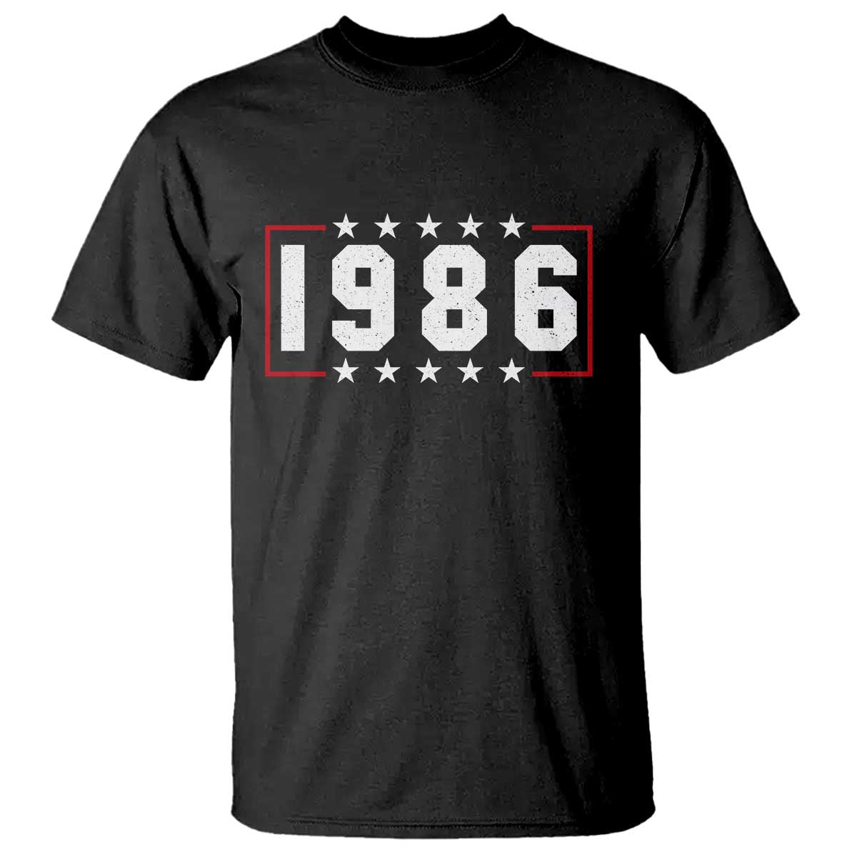 40th Birthday T Shirt Vintage 1986 40 Years Old Birthday Stars And Stripes