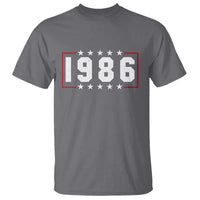 40th Birthday T Shirt Vintage 1986 40 Years Old Birthday Stars And Stripes