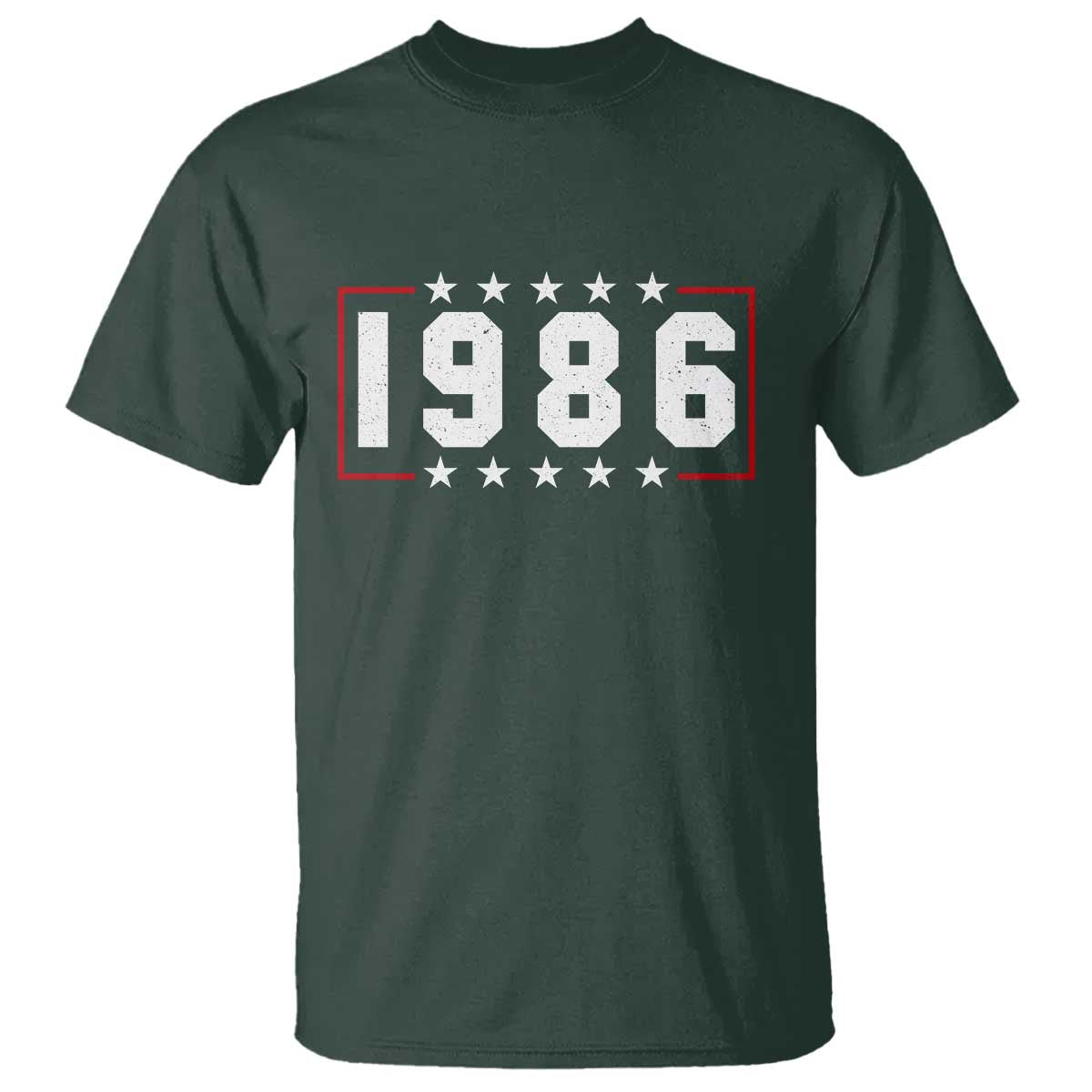 40th Birthday T Shirt Vintage 1986 40 Years Old Birthday Stars And Stripes