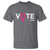Funny Vote 2024 T Shirt Cat Woman Sign Harris President 2024 - Wonder Print Shop