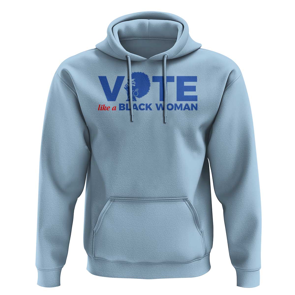 Vote Like A Black Women Hoodie Afro Hair Black Votes - Wonder Print Shop