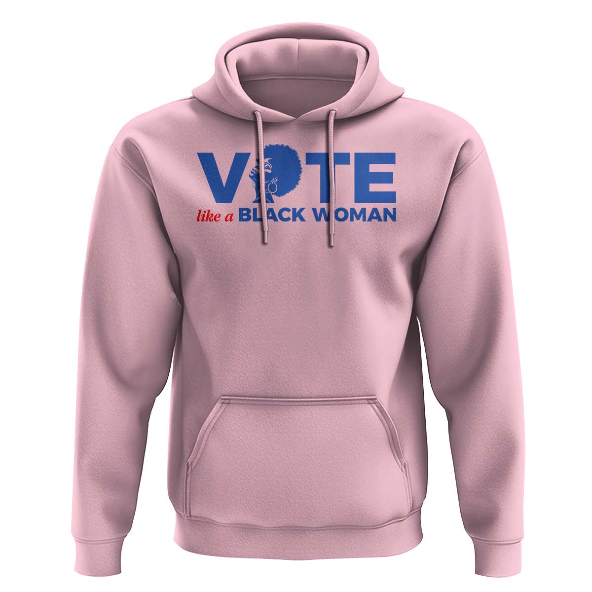 Vote Like A Black Women Hoodie Afro Hair Black Votes - Wonder Print Shop