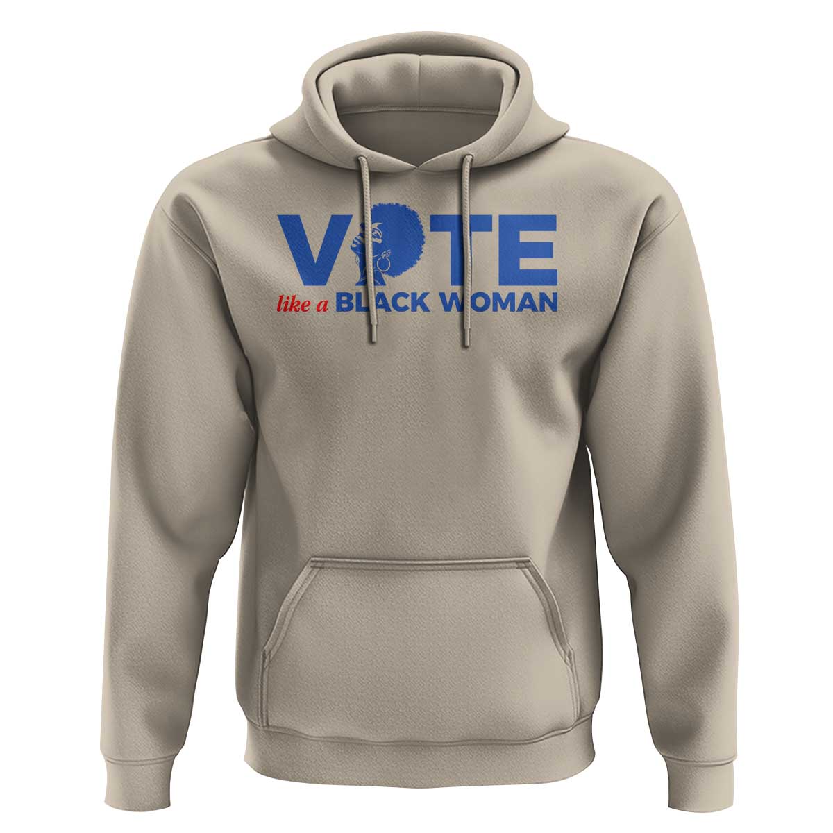 Vote Like A Black Women Hoodie Afro Hair Black Votes - Wonder Print Shop