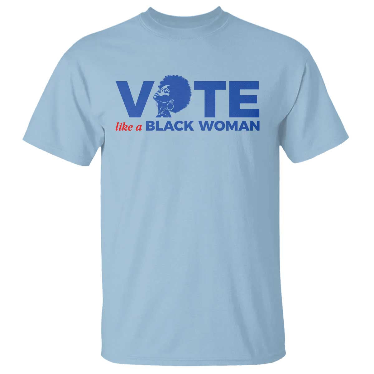 Vote Like A Black Women T Shirt Afro Hair Black Votes - Wonder Print Shop