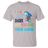 Funny Teacher Shark T Shirt Do Your Work Ruler Back To School - Wonder Print Shop