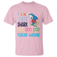 Funny Teacher Shark T Shirt Do Your Work Ruler Back To School - Wonder Print Shop