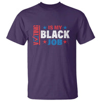 Voting Is My Black Job T Shirt Election Ballot Box Star USA Flag - Wonder Print Shop