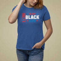 Voting Is My Black Job T Shirt For Women Election Ballot Box Star USA Flag - Wonder Print Shop