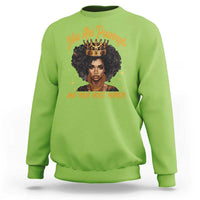 Harris 2024 Sweatshirt You Are Powerful And Your Voice Matters Afro Girl - Wonder Print Shop