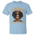 Harris 2024 T Shirt You Are Powerful And Your Voice Matters Afro Girl - Wonder Print Shop