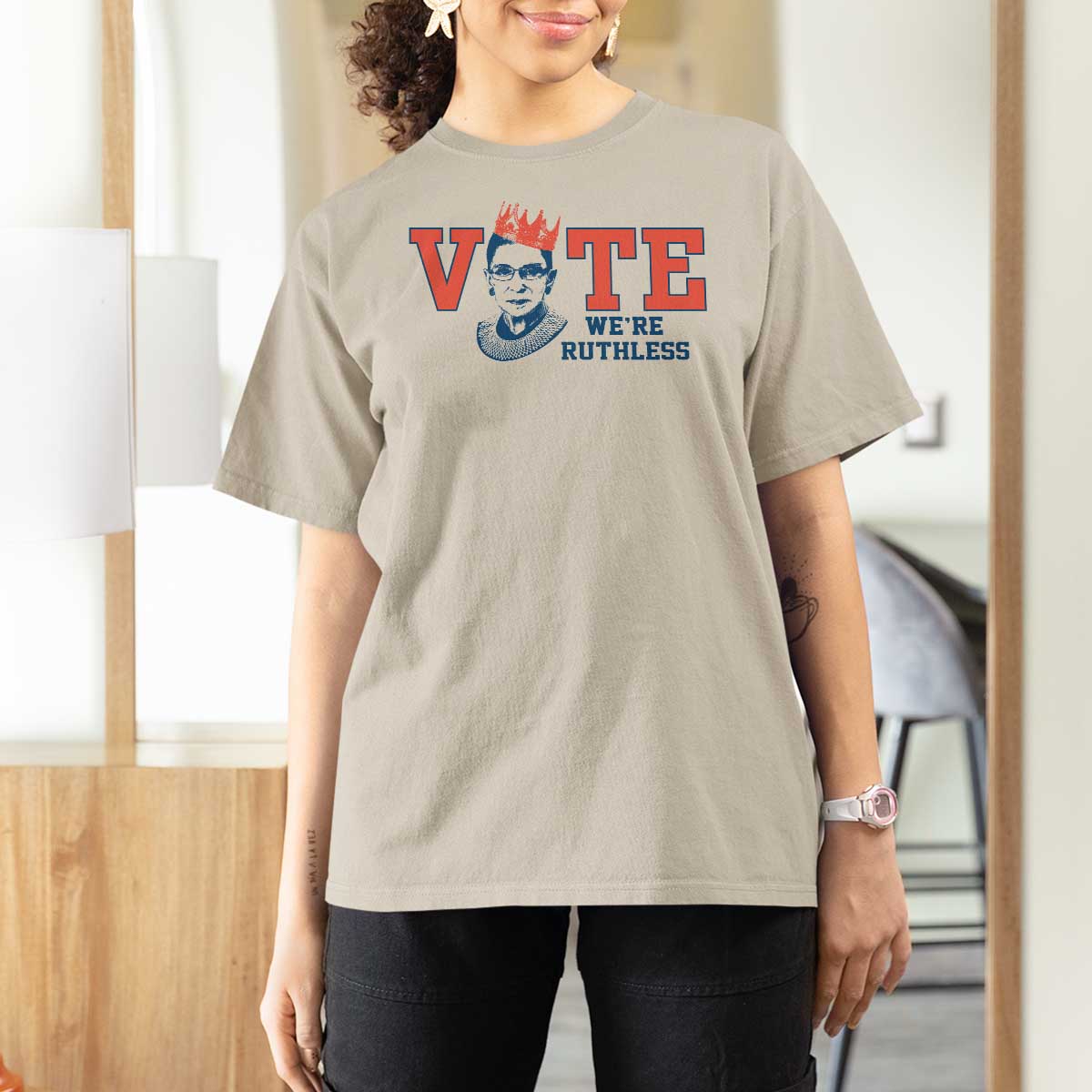 Vote We're Ruthless T Shirt For Women Feminist Women's Rights - Wonder Print Shop