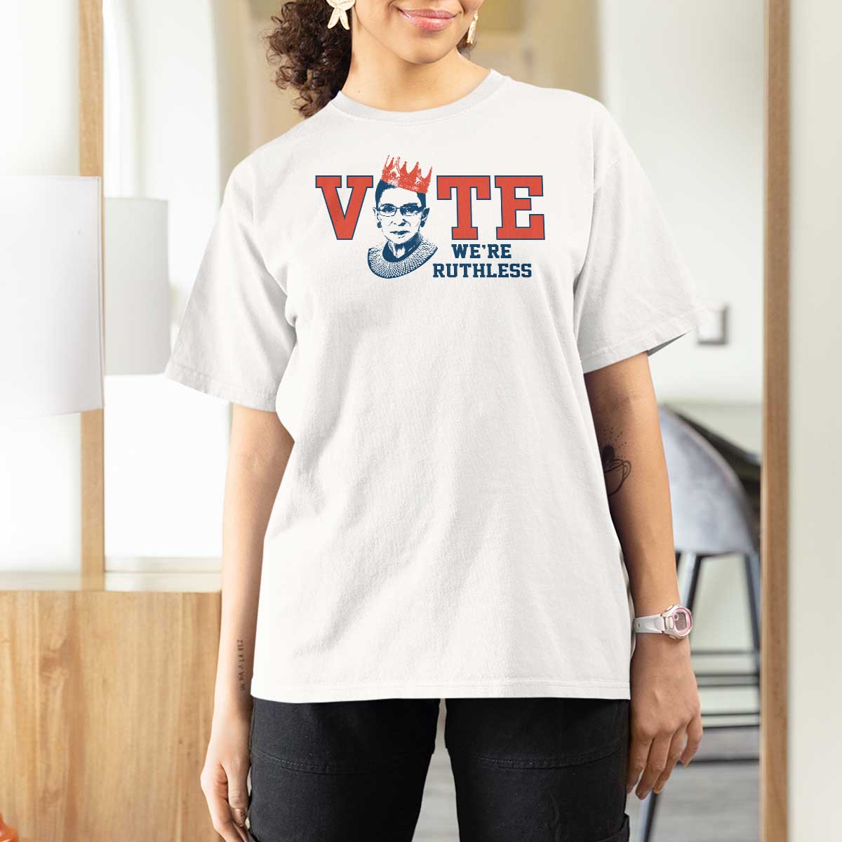 Vote We're Ruthless T Shirt For Women Feminist Women's Rights - Wonder Print Shop