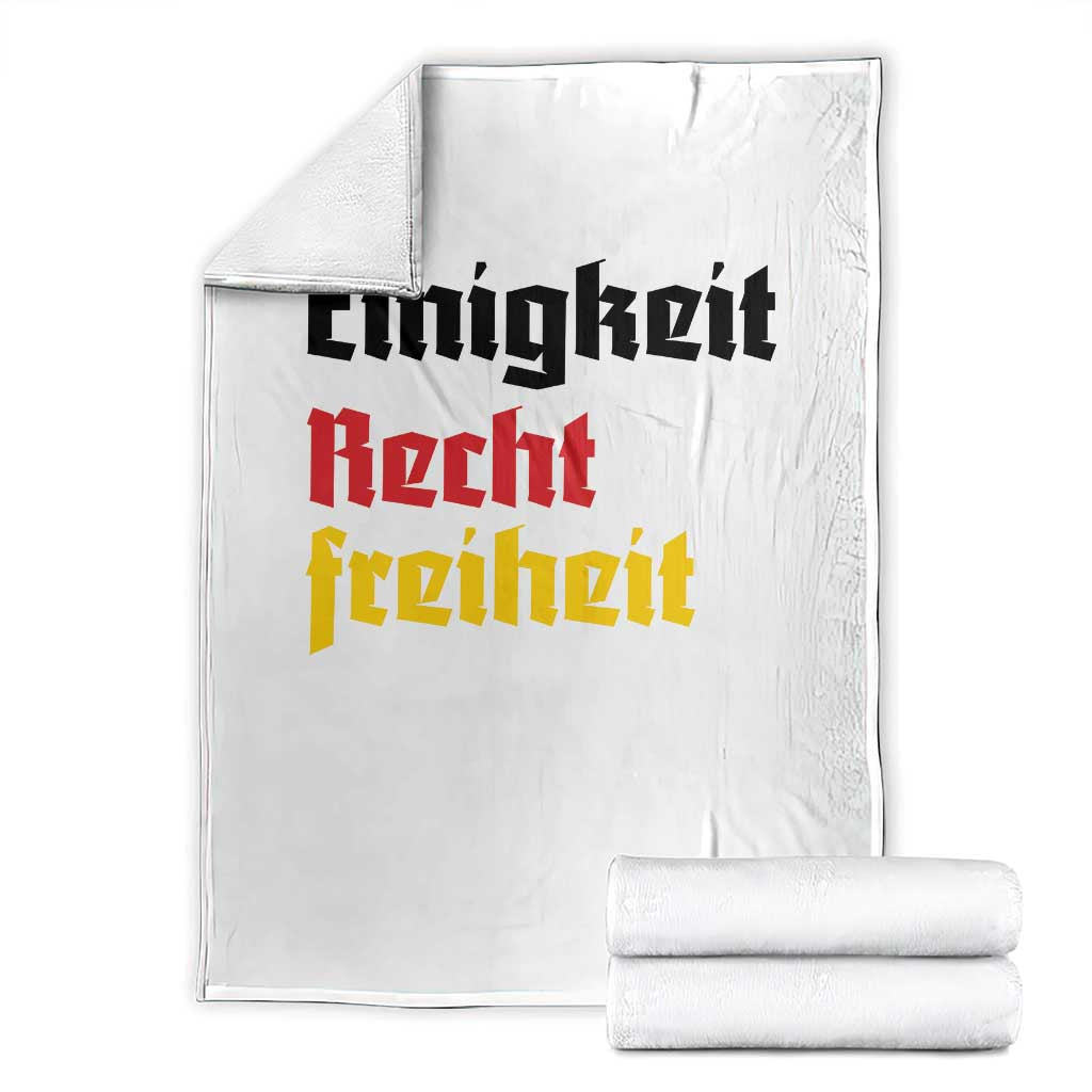 German Heritage Throw Blanket Einigkeit Recht Freiheit Germany Flag - Wonder Print Shop