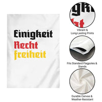 German Heritage Garden Flag Einigkeit Recht Freiheit Germany Flag - Wonder Print Shop