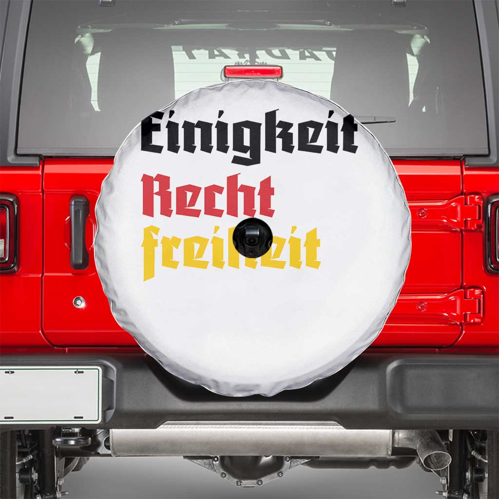 German Heritage Spare Tire Cover Einigkeit Recht Freiheit Germany Flag - Wonder Print Shop