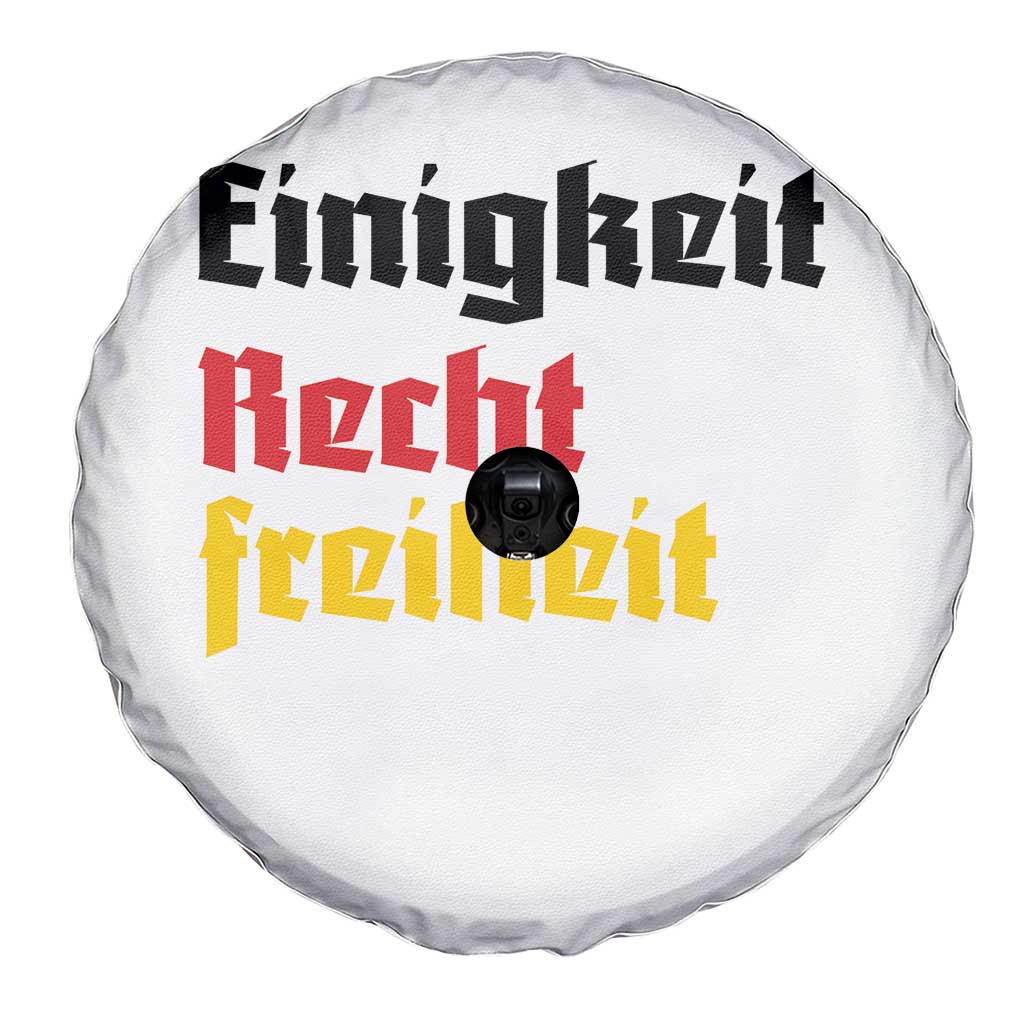 German Heritage Spare Tire Cover Einigkeit Recht Freiheit Germany Flag - Wonder Print Shop