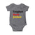 German Heritage Baby Onesie Einigkeit Recht Freiheit Germany Flag - Wonder Print Shop