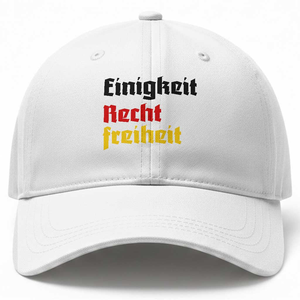 German Heritage Baseball Cap Einigkeit Recht Freiheit Germany Flag