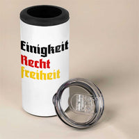 German Heritage 4 in 1 Can Cooler Tumbler Einigkeit Recht Freiheit Germany Flag - Wonder Print Shop