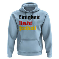 German Heritage Hoodie Einigkeit Recht Freiheit Germany Flag - Wonder Print Shop