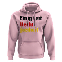 German Heritage Hoodie Einigkeit Recht Freiheit Germany Flag - Wonder Print Shop