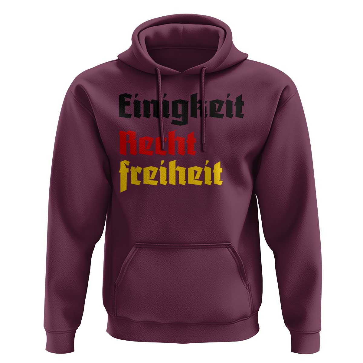 German Heritage Hoodie Einigkeit Recht Freiheit Germany Flag - Wonder Print Shop