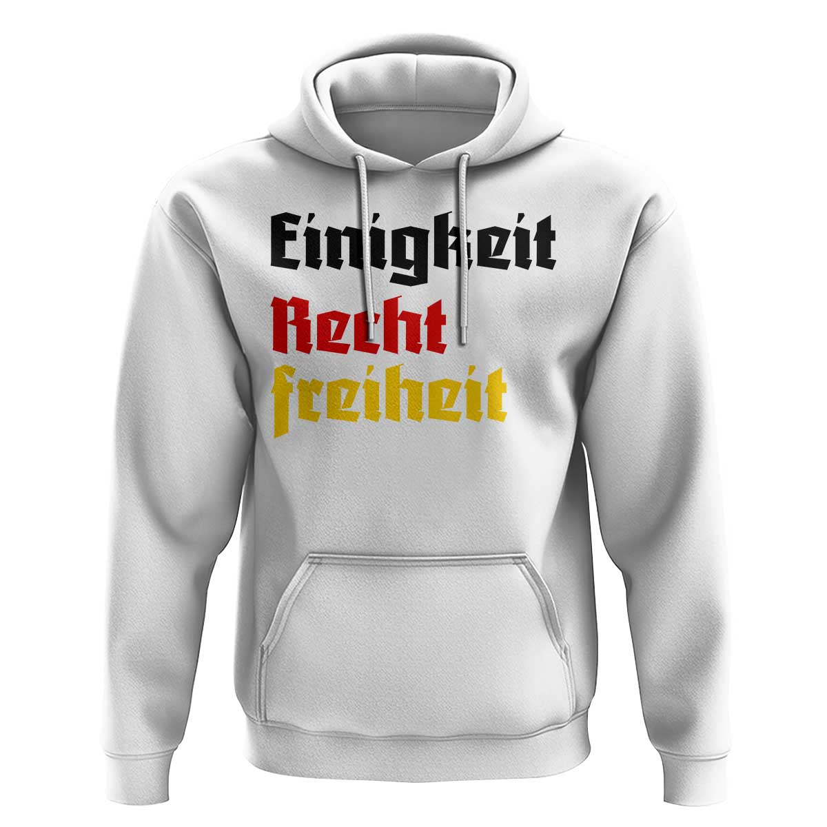 German Heritage Hoodie Einigkeit Recht Freiheit Germany Flag - Wonder Print Shop