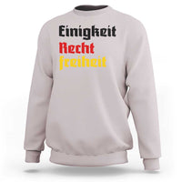 German Heritage Sweatshirt Einigkeit Recht Freiheit Germany Flag - Wonder Print Shop