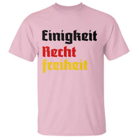 German Heritage T Shirt Einigkeit Recht Freiheit Germany Flag - Wonder Print Shop