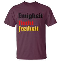 German Heritage T Shirt Einigkeit Recht Freiheit Germany Flag - Wonder Print Shop