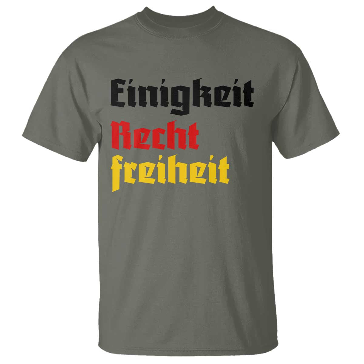 German Heritage T Shirt Einigkeit Recht Freiheit Germany Flag - Wonder Print Shop