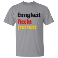 German Heritage T Shirt Einigkeit Recht Freiheit Germany Flag - Wonder Print Shop