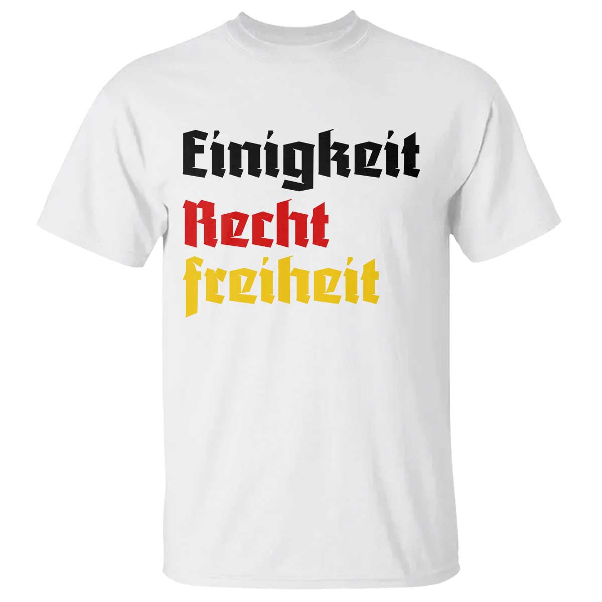 German Heritage T Shirt Einigkeit Recht Freiheit Germany Flag - Wonder Print Shop