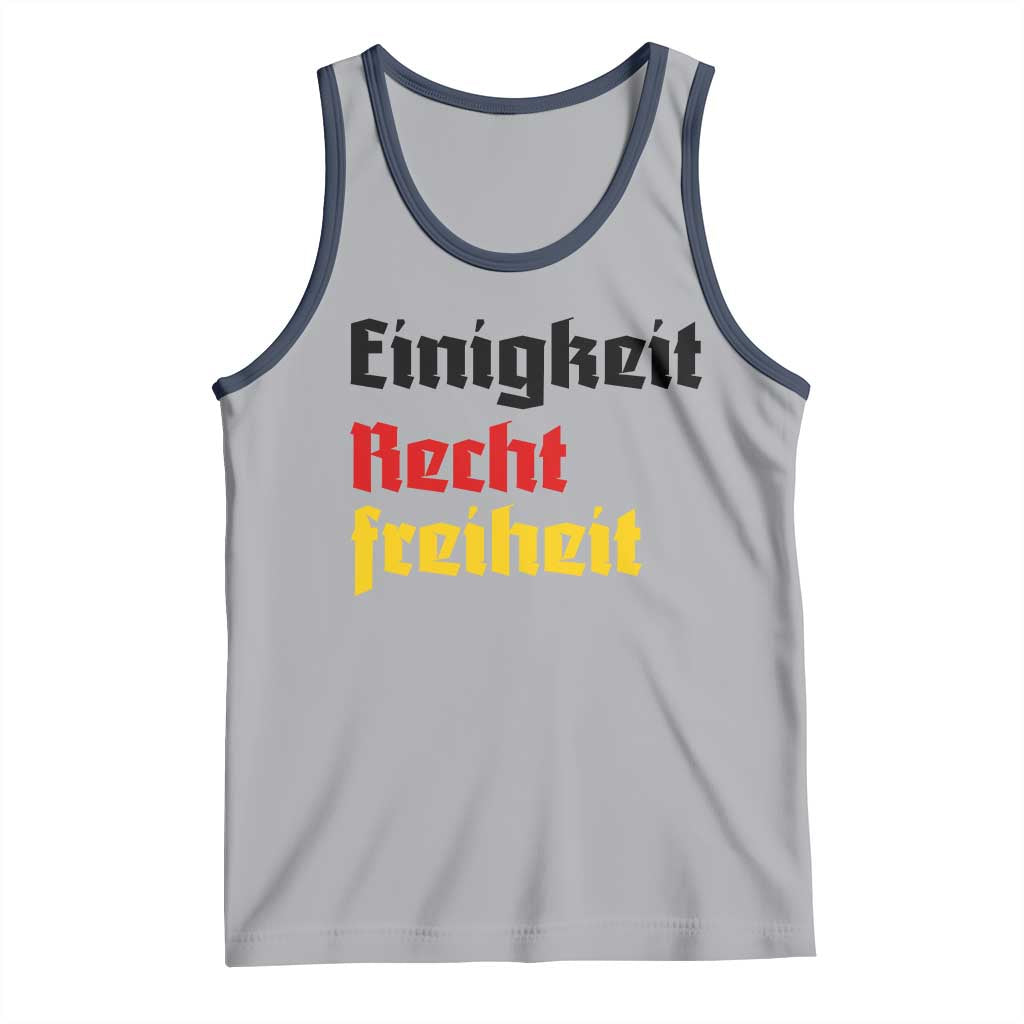 German Heritage Tank Top Einigkeit Recht Freiheit Germany Flag - Wonder Print Shop