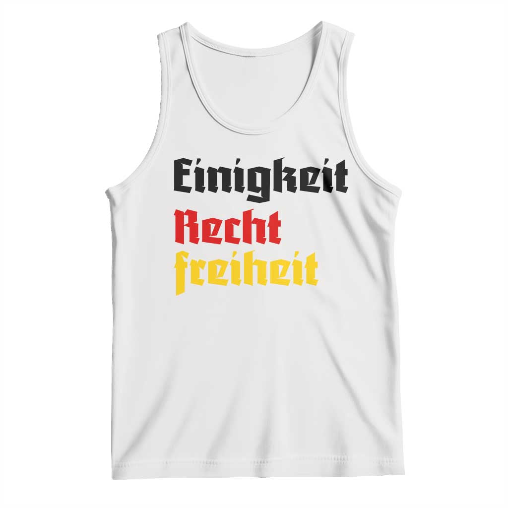 German Heritage Tank Top Einigkeit Recht Freiheit Germany Flag - Wonder Print Shop