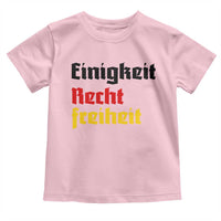 German Heritage Toddler T Shirt Einigkeit Recht Freiheit Germany Flag - Wonder Print Shop