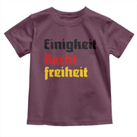 German Heritage Toddler T Shirt Einigkeit Recht Freiheit Germany Flag - Wonder Print Shop