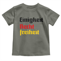 German Heritage Toddler T Shirt Einigkeit Recht Freiheit Germany Flag - Wonder Print Shop