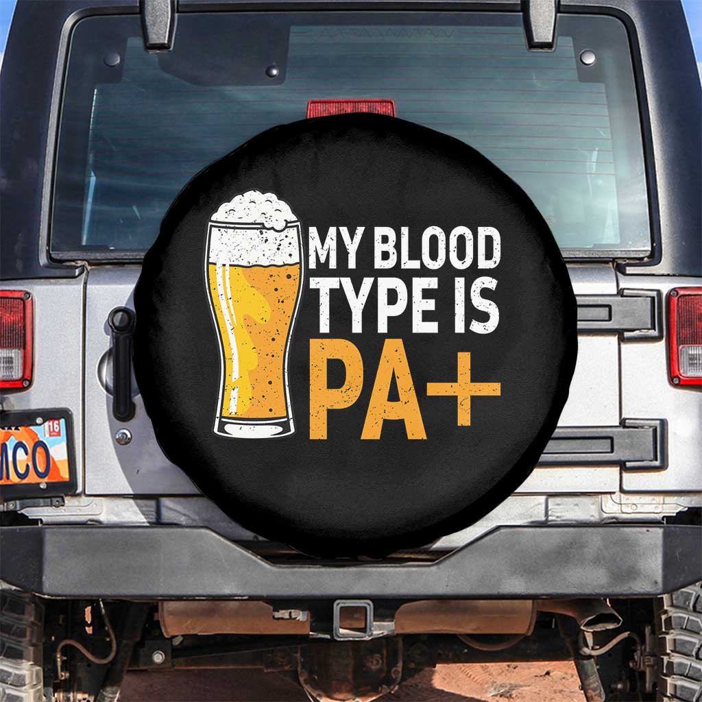 Funny My Blood Type Is IPA Spare Tire Cover IPA Beer Drinking - Wonder Print Shop