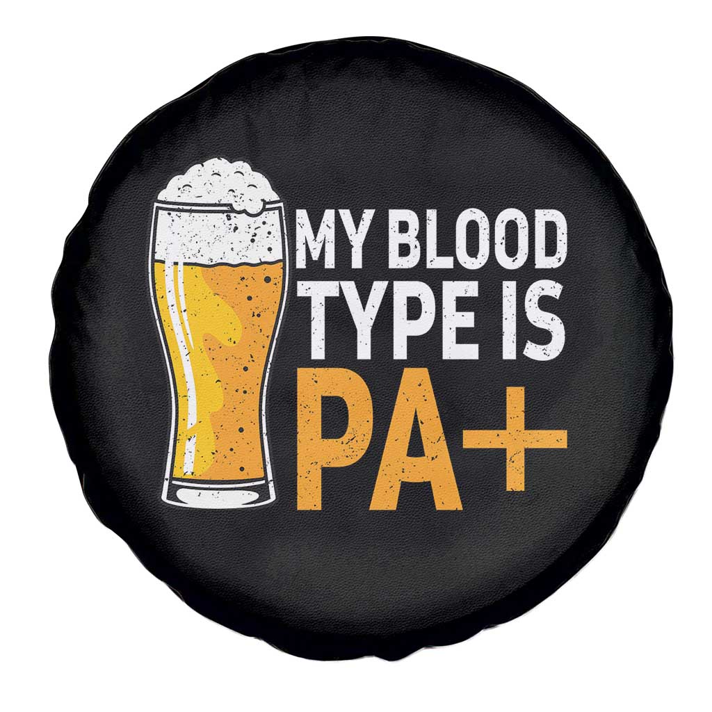 Funny My Blood Type Is IPA Spare Tire Cover IPA Beer Drinking - Wonder Print Shop